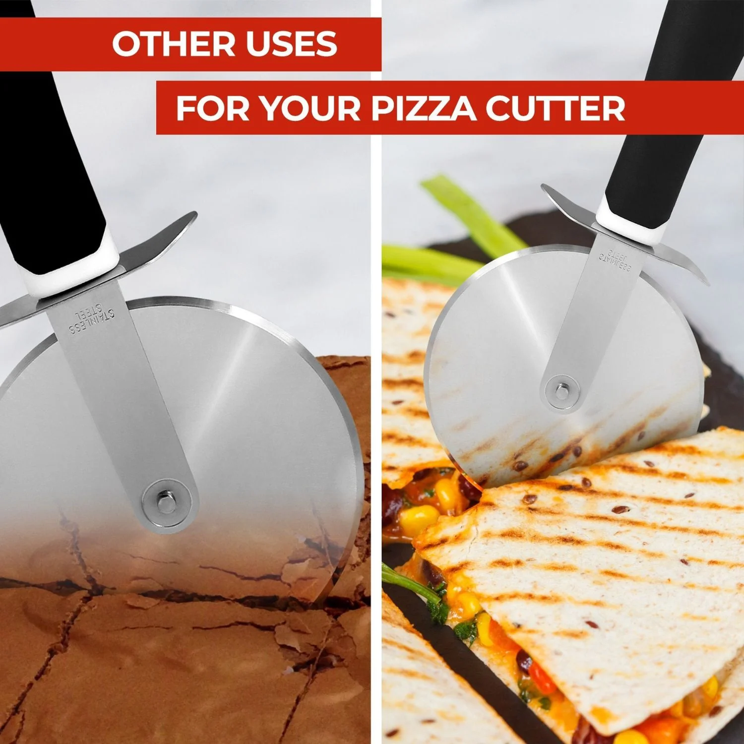 Stainless Steel Pizza Slicer - Image 5