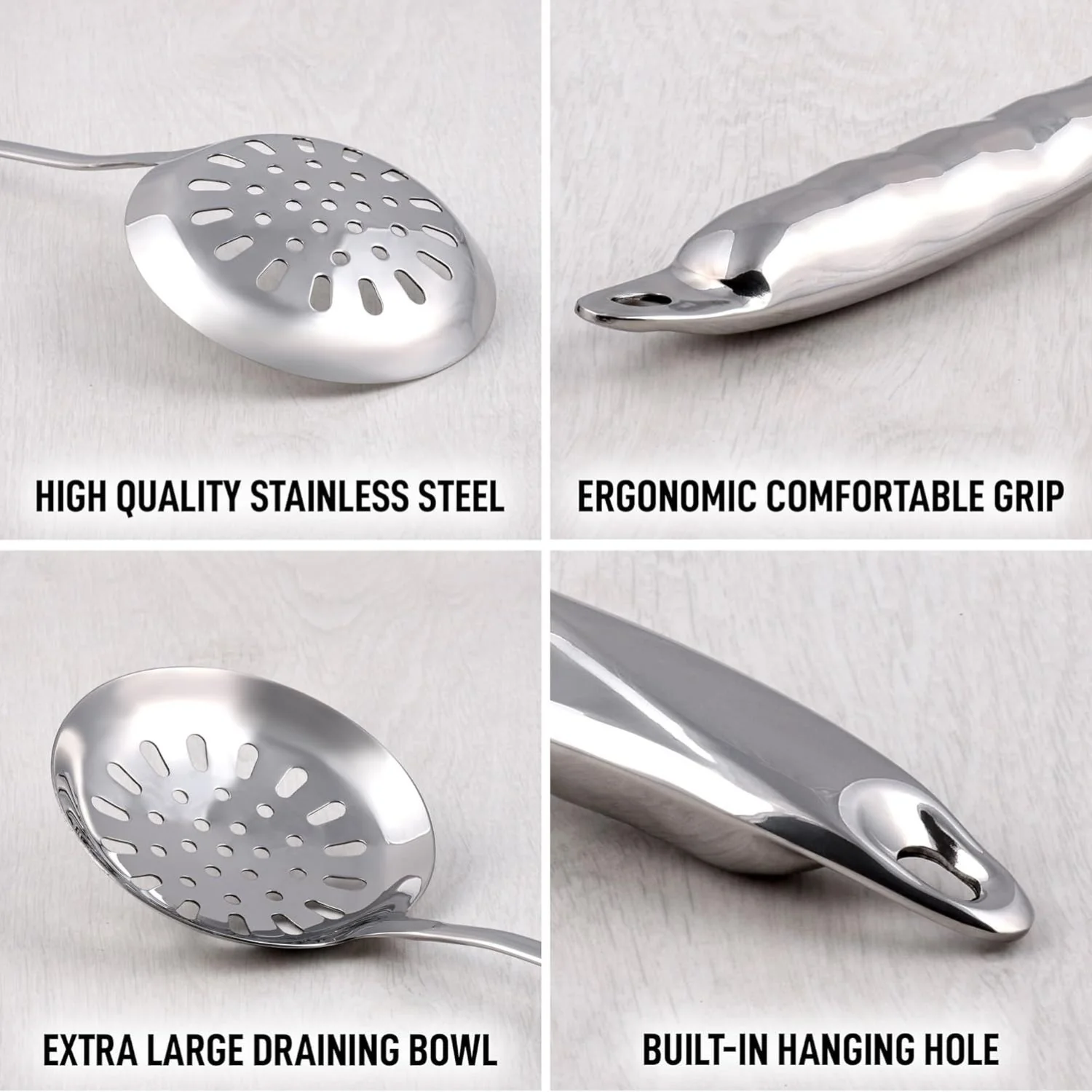 Stainless Steel Skimmer Spoon - Image 5