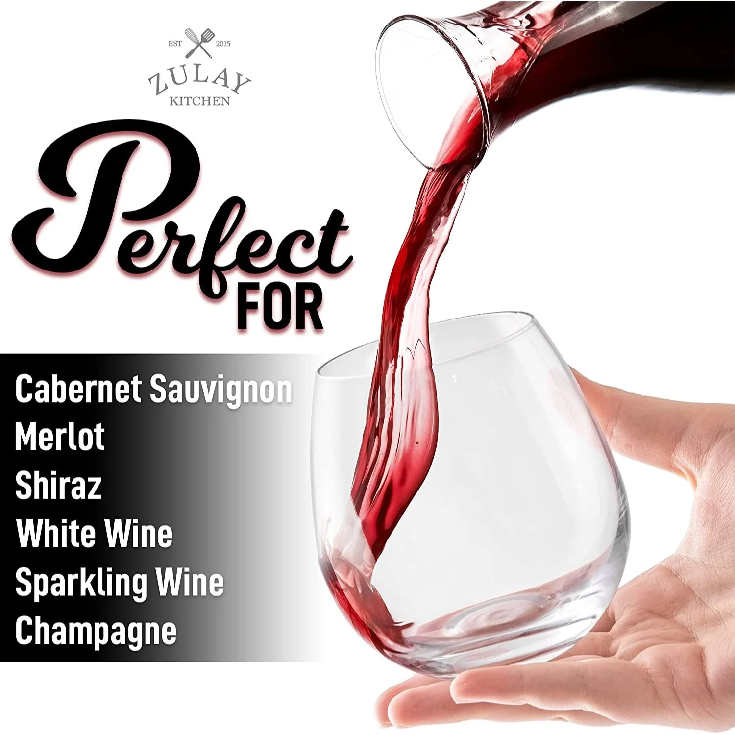 Stemless Wine Glasses Set - Image 5