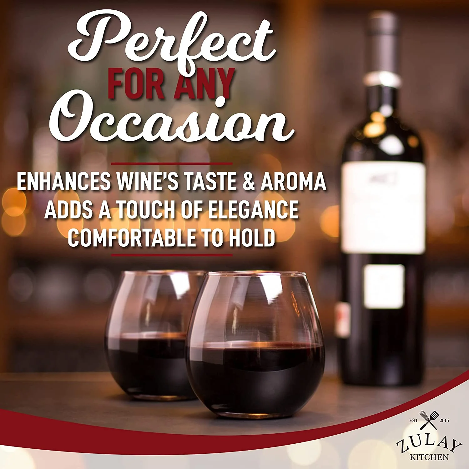 Stemless Wine Glasses Set - Image 6