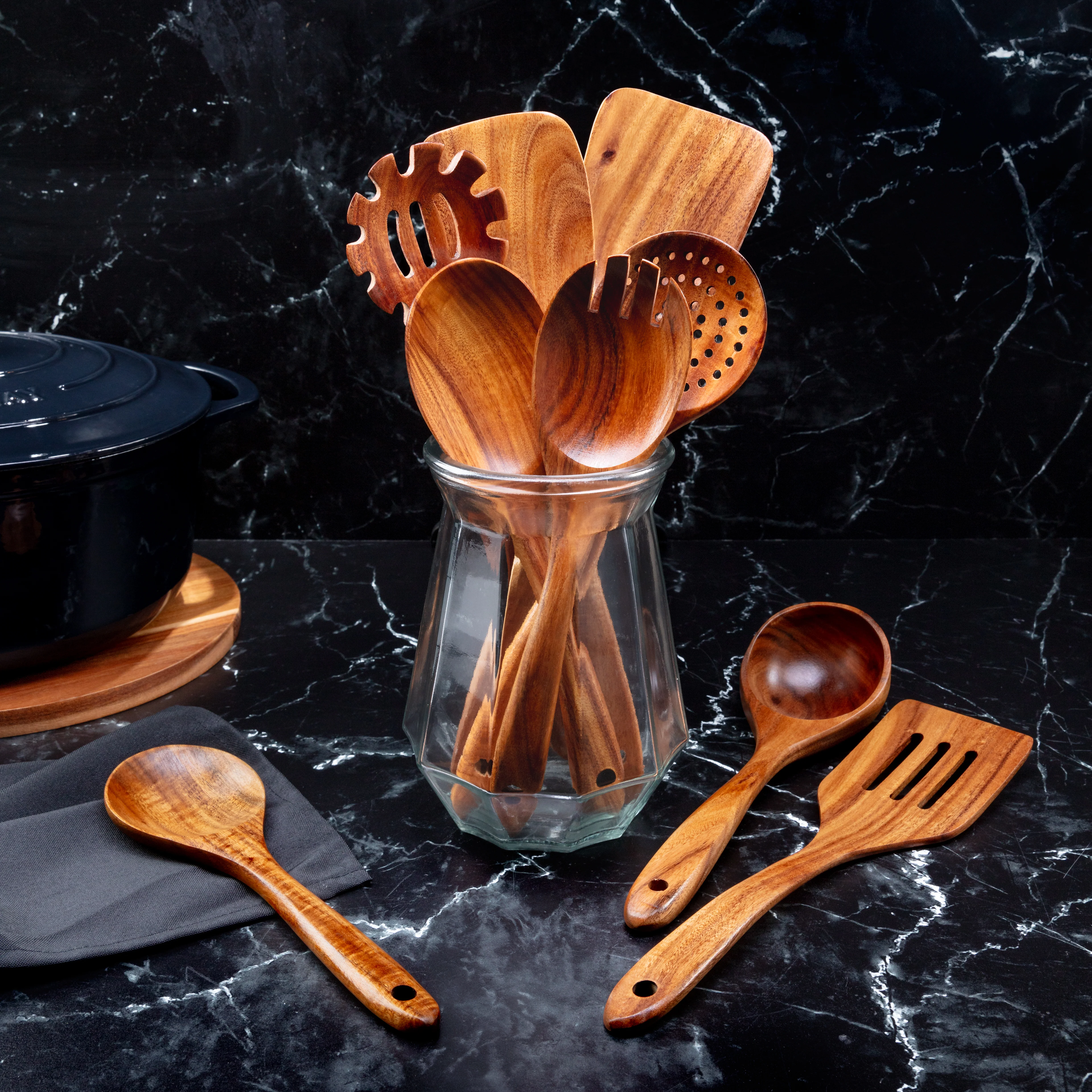 Teak Wood Utensils - Image 3