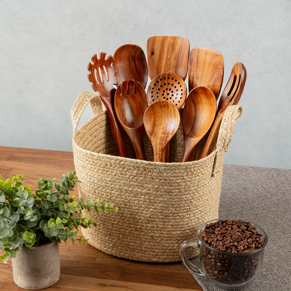 Teak Wood Utensils - Image 4
