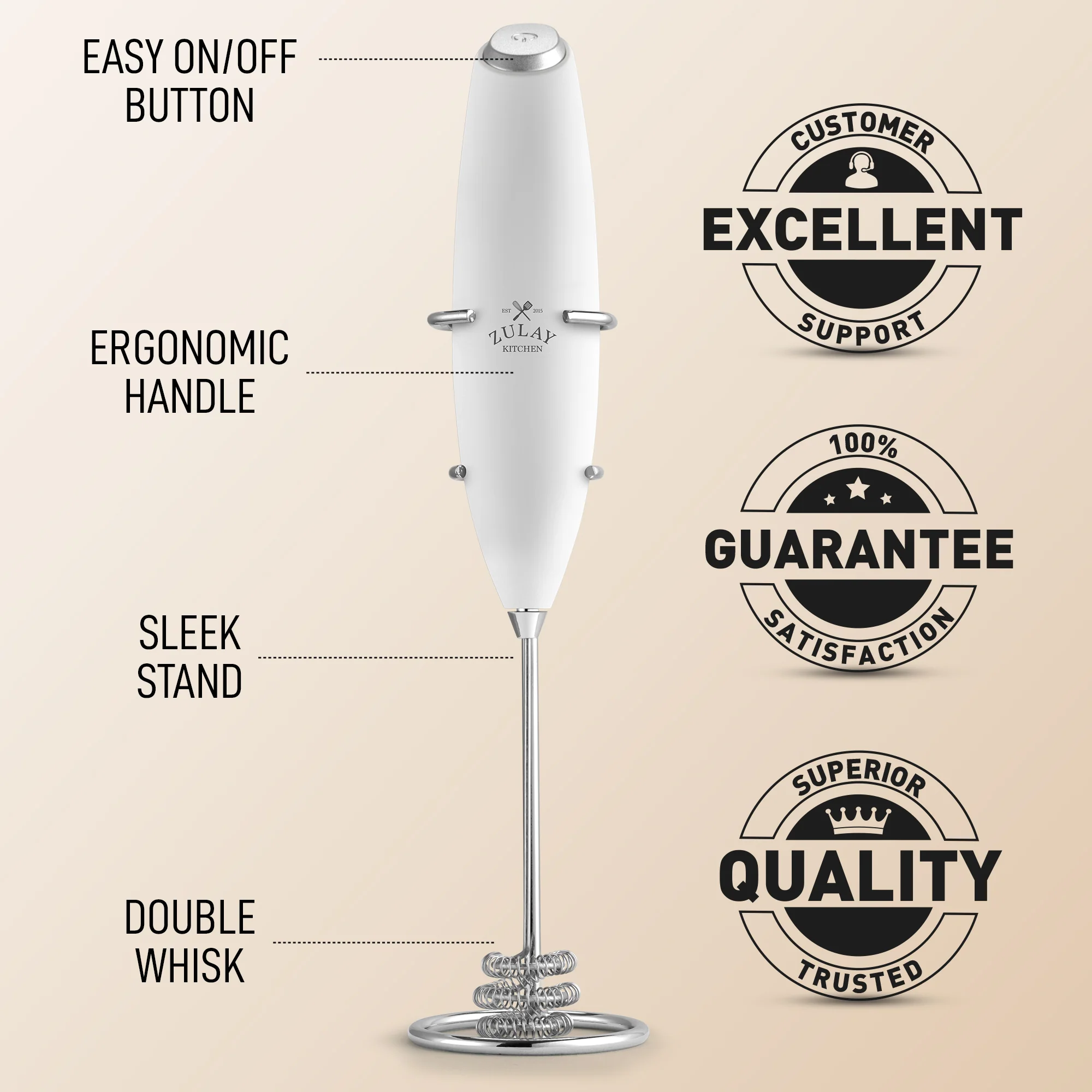 Tornado Triple Whisk Milk Frother - Image 10