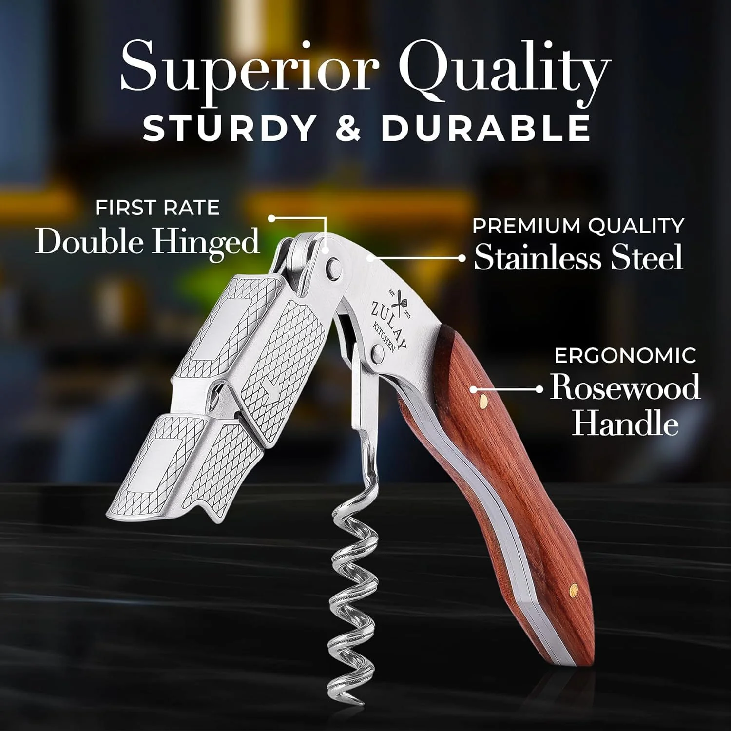 Waiter’s Corkscrew Bottle Opener - Image 10