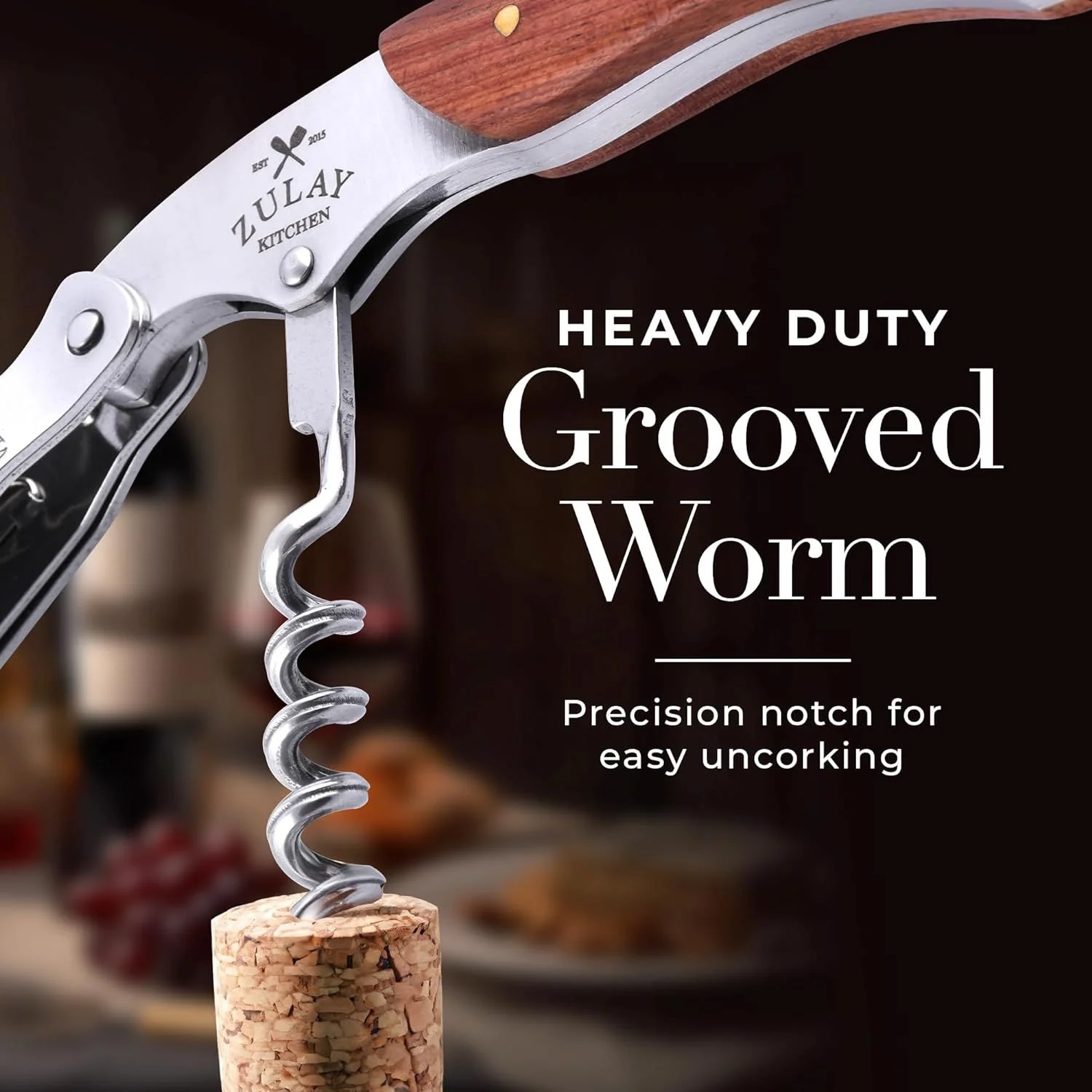 Waiter’s Corkscrew Bottle Opener - Image 4