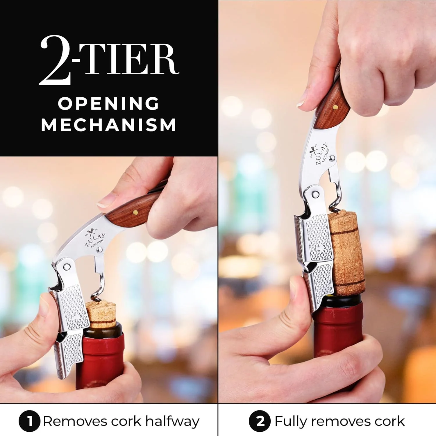 Waiter’s Corkscrew Bottle Opener - Image 7