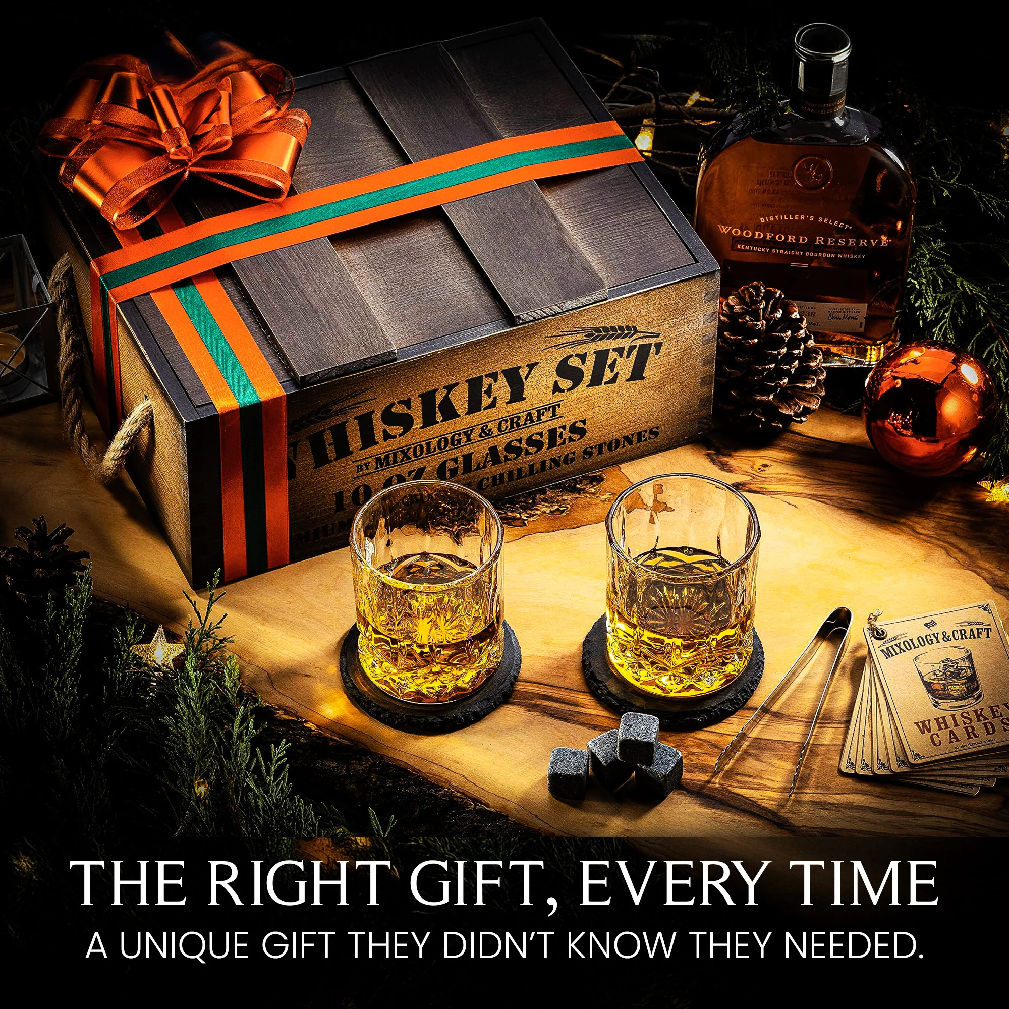 Whiskey Gift Set with Crate | 15-Piece - Image 5