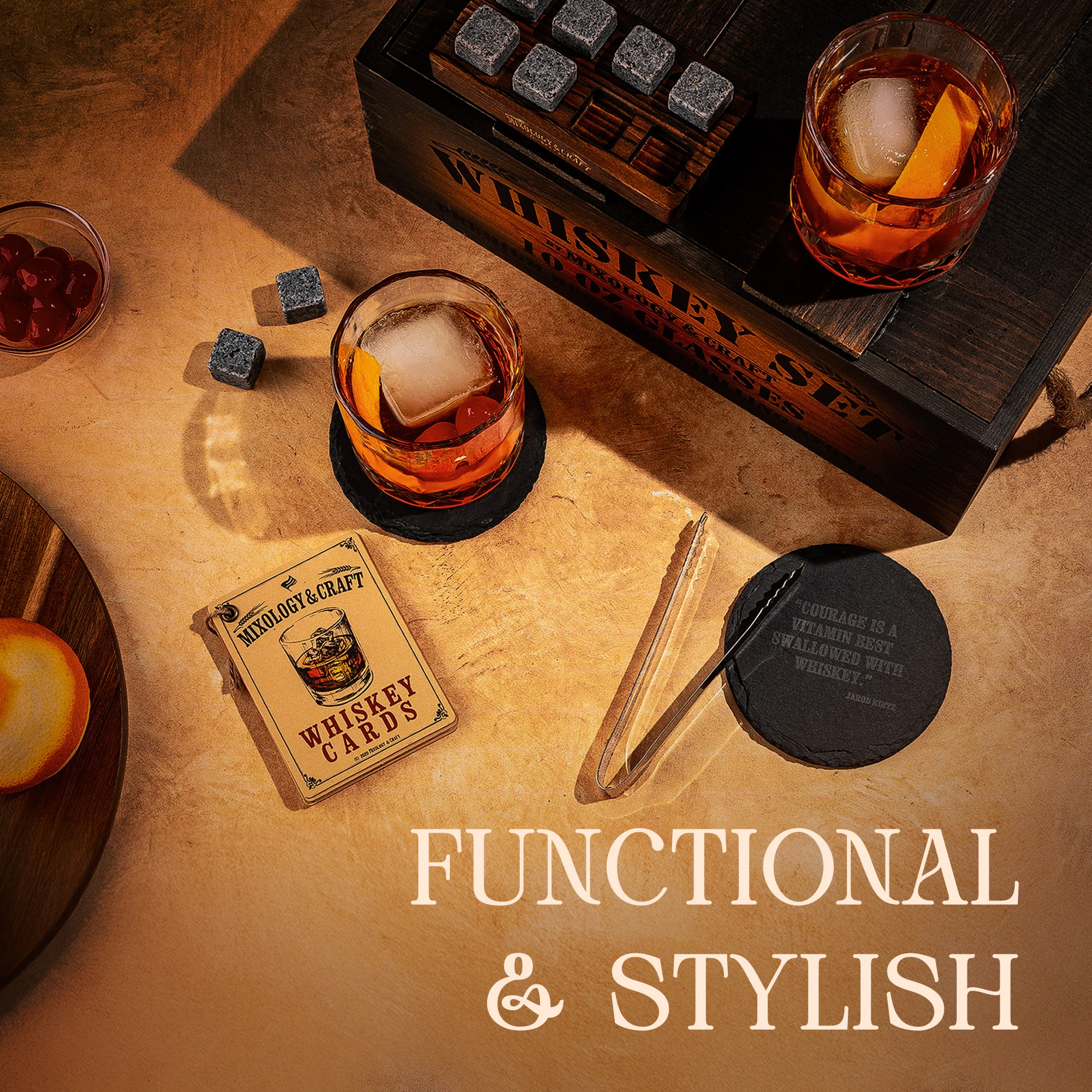 Whiskey Gift Set with Crate | 15-Piece - Image 6