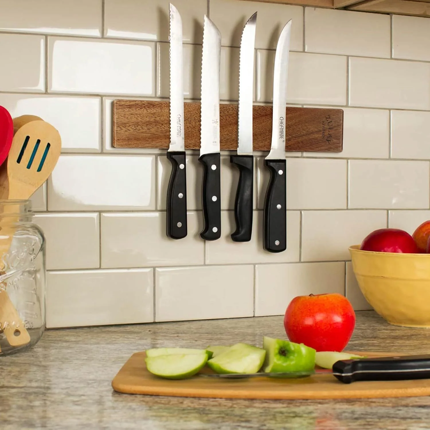 Wood Magnet Knife Strip - Image 5