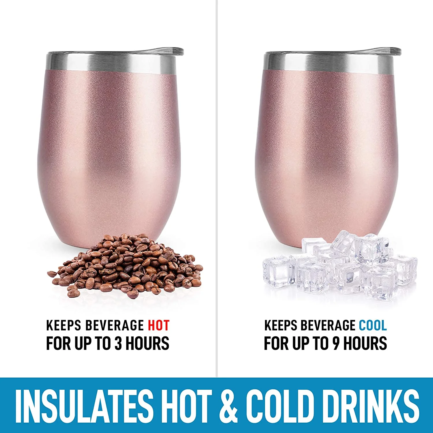 Insulated Wine Tumbler With Lid - Image 6