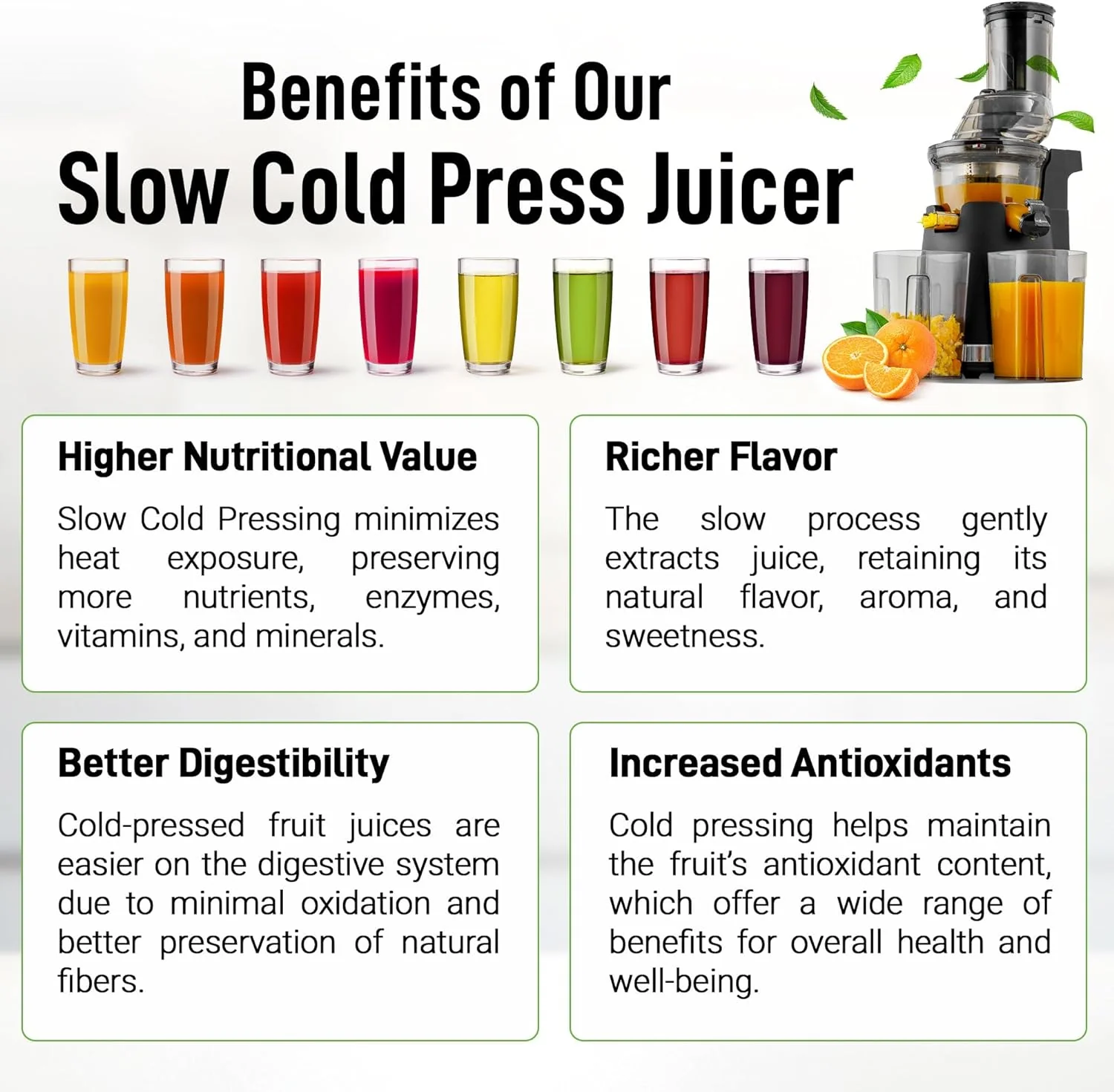Zulay Kitchen Masticating Juicer - Image 4