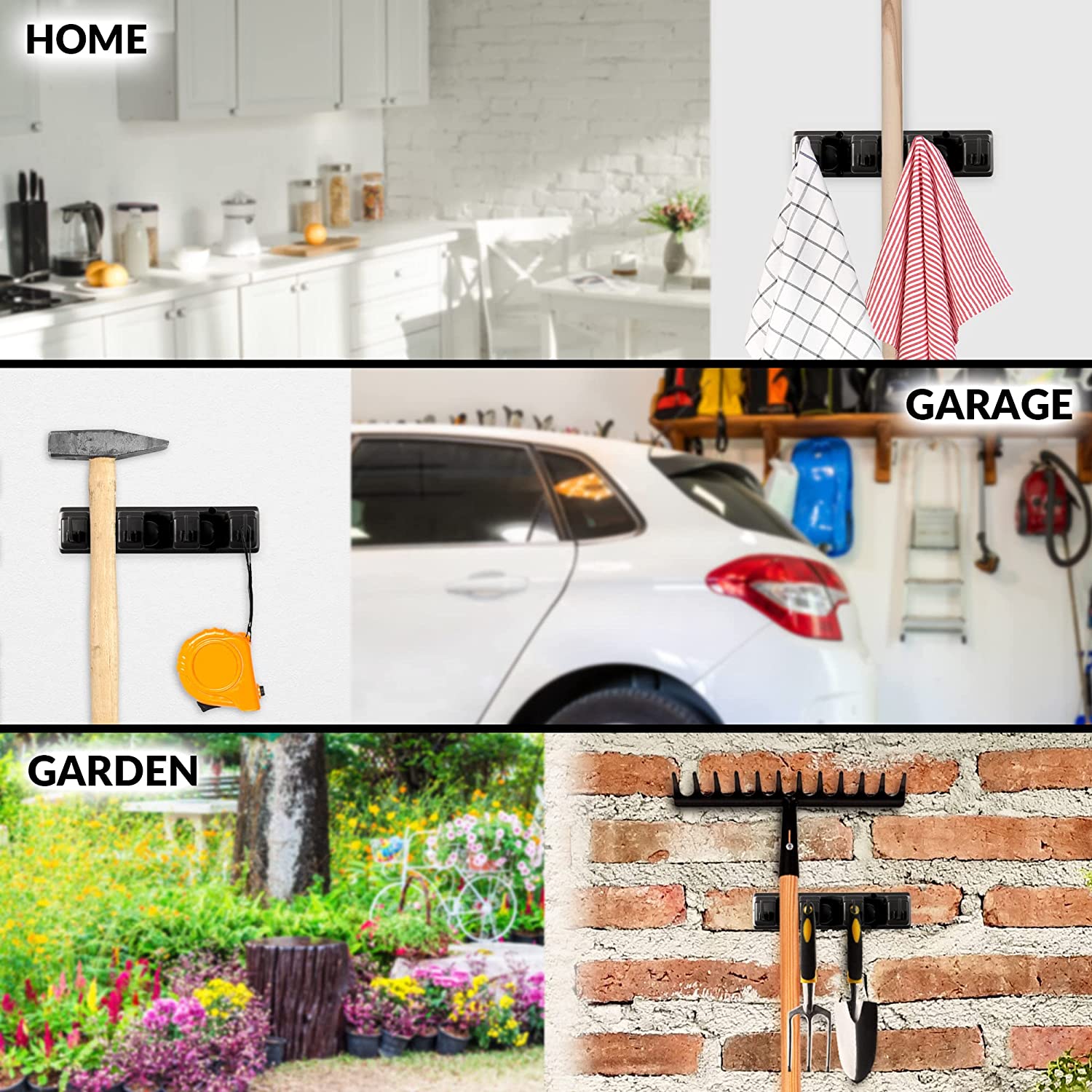 Mop and Broom Organizer Wall Mount - Image 6
