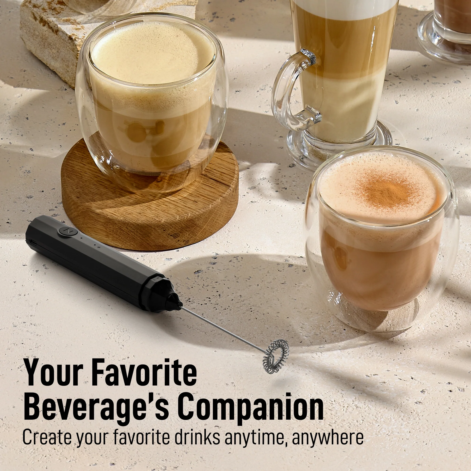 Froth N Go Rechargeable Milk Frother - Image 7