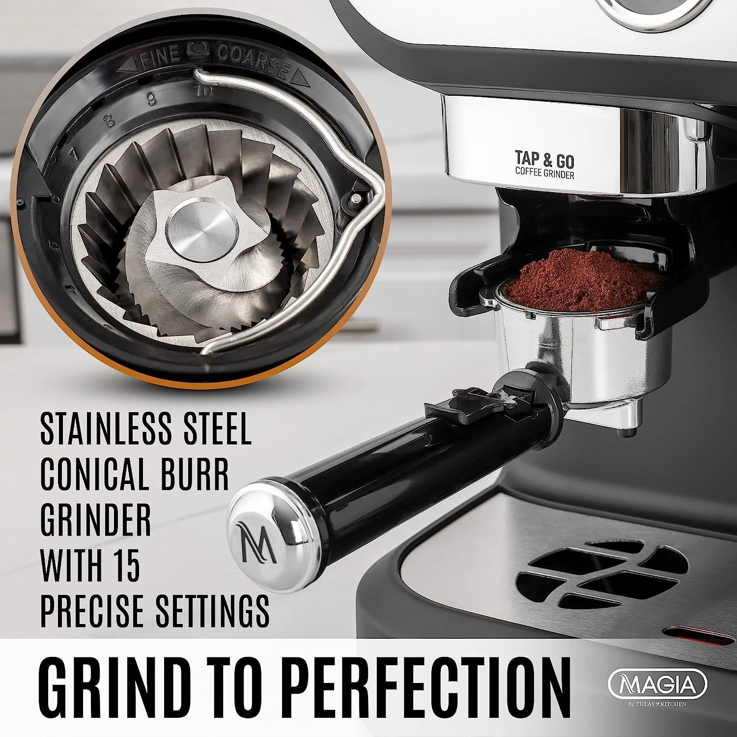 Zulay Magia Manual Espresso Machine - Image 2