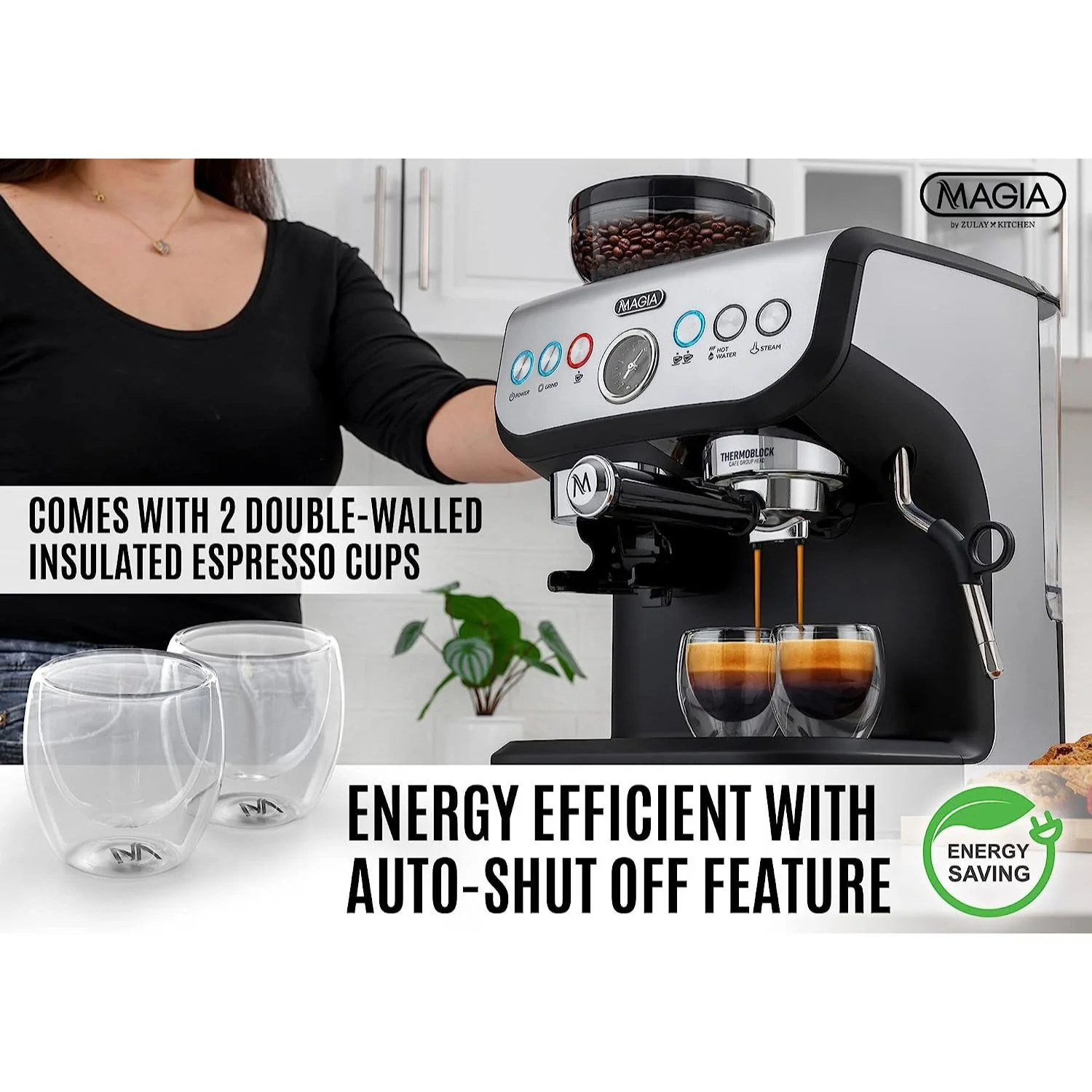 Zulay Magia Manual Espresso Machine - Image 6