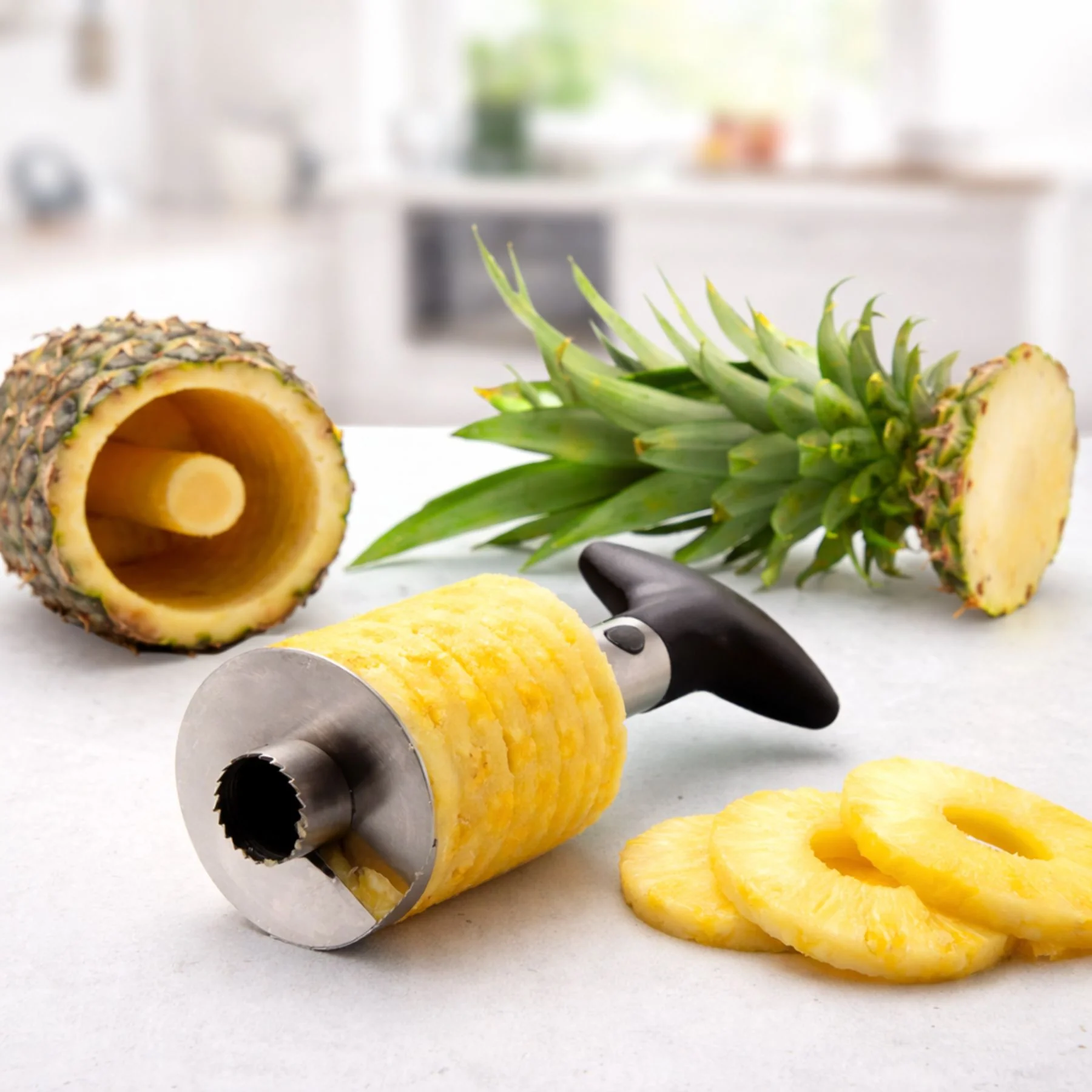Stainless Steel Pineapple Corer - Image 4