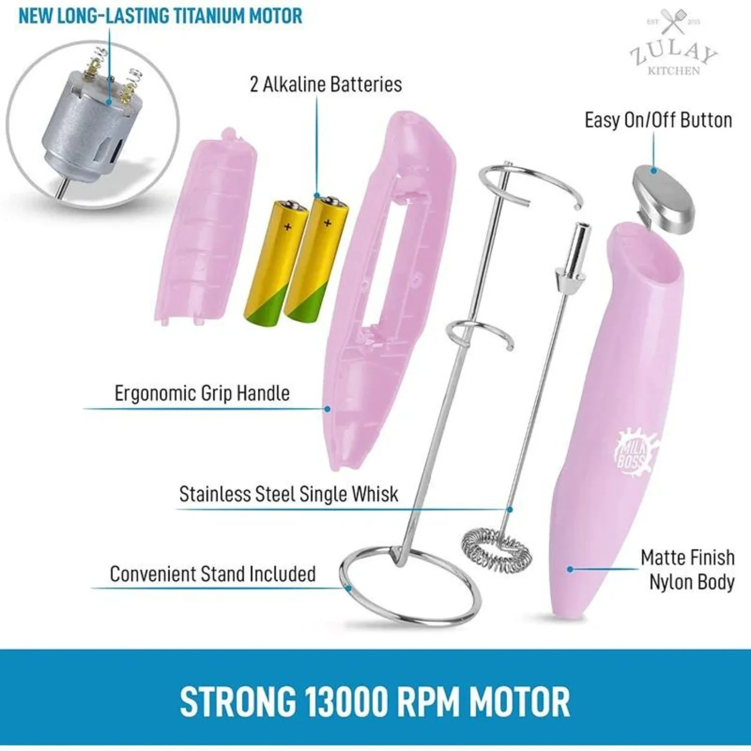 Milk Boss Milk Frother (Batteries Included) - Image 4
