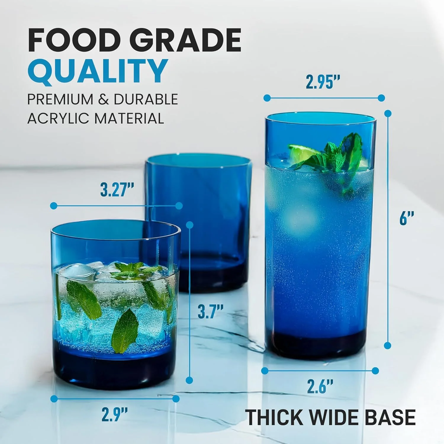 Acrylic Glasses Drinkware - Image 13