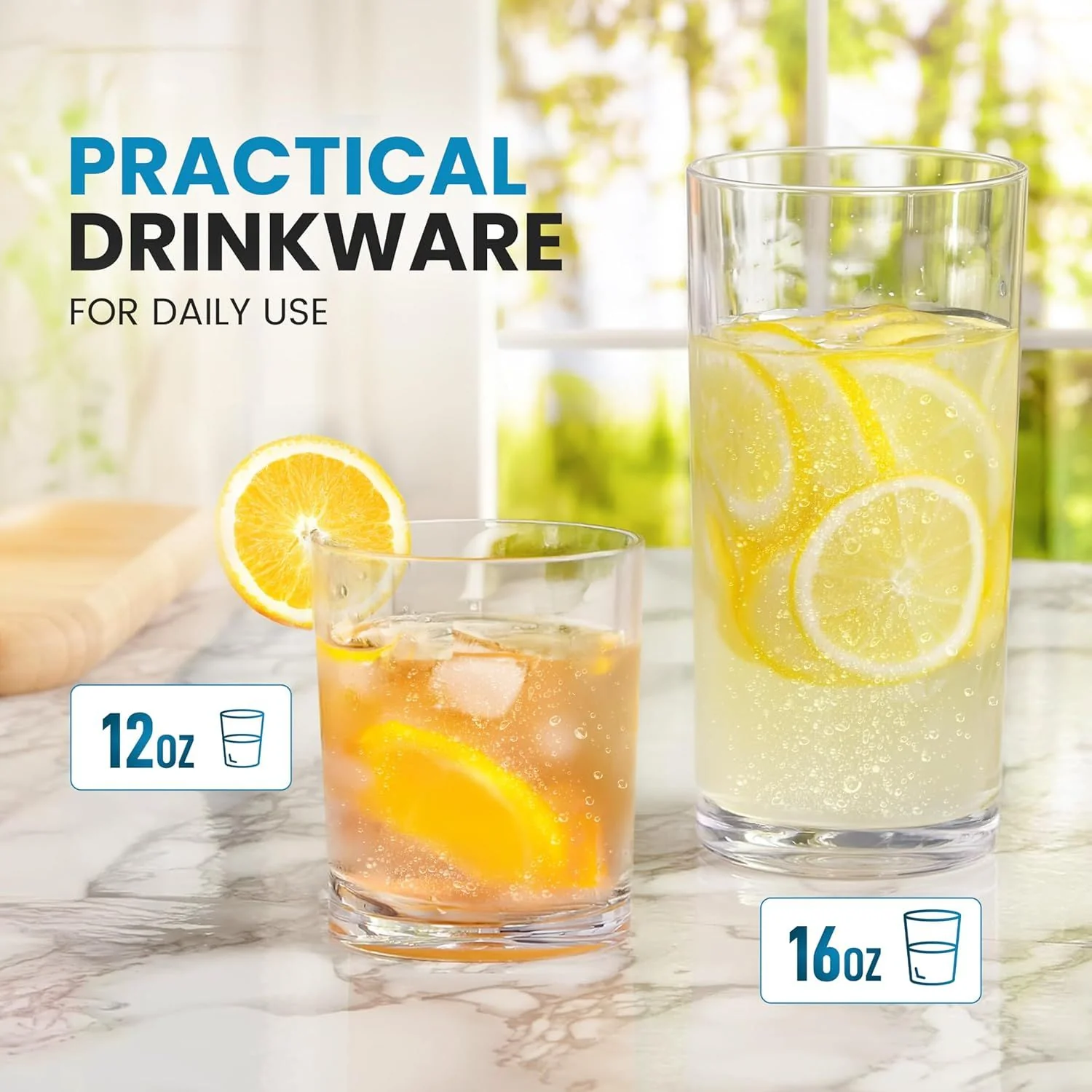 Acrylic Glasses Drinkware - Image 2